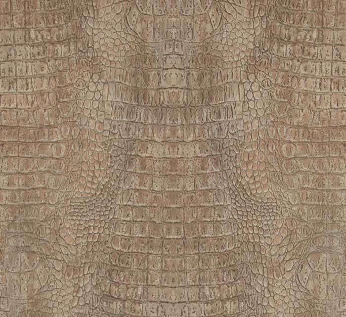 Tapet living stil modern , model tapet piele de crocodil culoare bej 17951