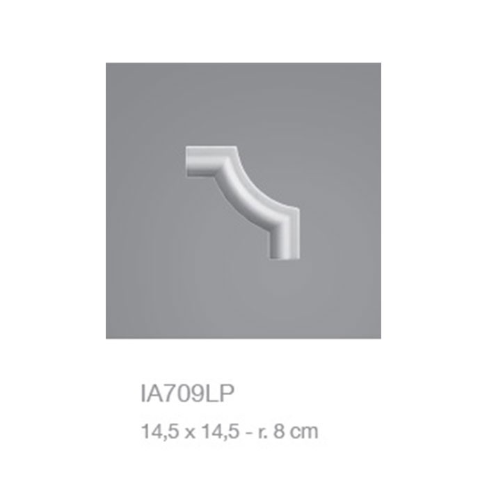 Ornament colt profil decorativ de tip brau pt ancadramente Italstyl IA709LP BOVELACCI