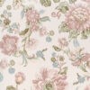 Tapet lavabil decorativ modern texturat model cu flori culoare crem - multicolor Fiore 220460