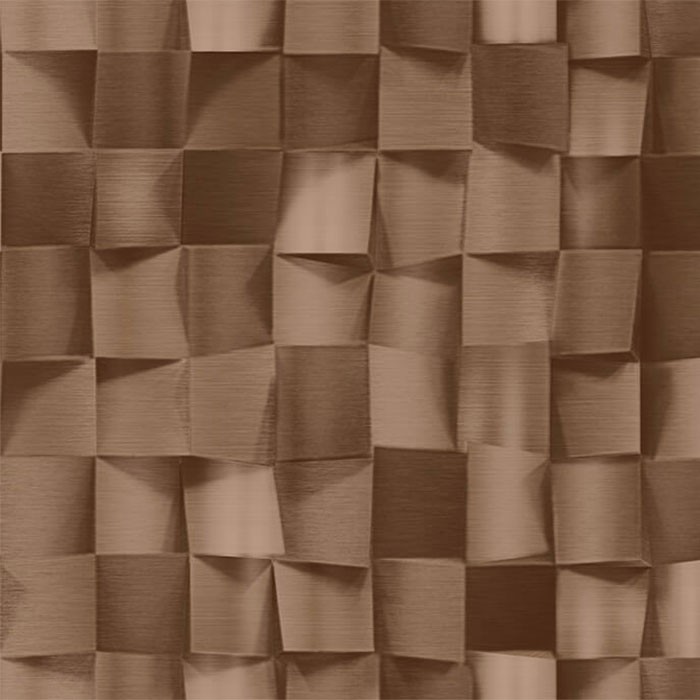 Tapet super lavabil vinilic Anka, stil modern, texturat, model gresie 3D satinata, culoare maro 1615-3