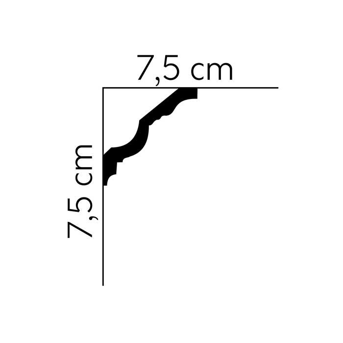 Cornisa decorativa polimer rigid Mardom Decor MDA106_1