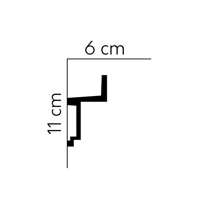 Cornisa-decorativa-polimer-rigid-Mardom-Decor-MDB115-LED0