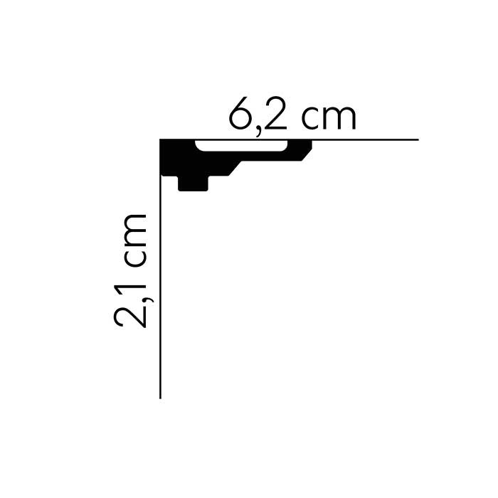 Cornisa decorativa polimer rigid Mardom Decor MDB164_1