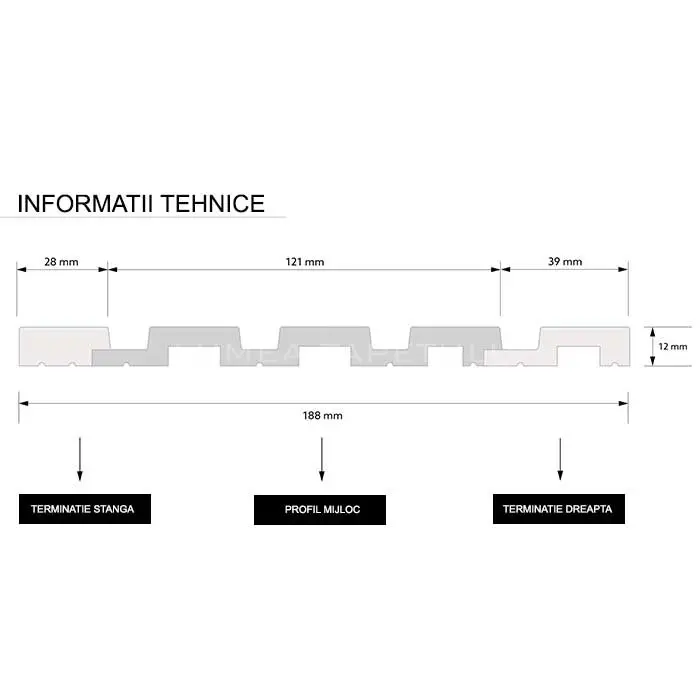 Informatii-tehnice panou decorativ tip riflaj Lamelli Mardom Decor