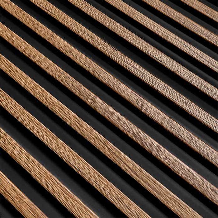 Panou decorativ tip riflajl culoare stejar clasic din duropolimer Lamelli l0106_2-STRETTO