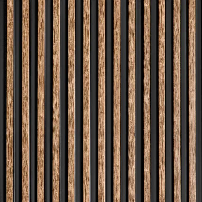 Panou decorativ tip riflajl culoare stejar clasic din duropolimer Lamelli l0106_4-STRETTO