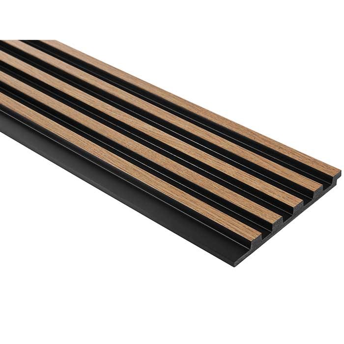 Panou decorativ tip riflajl culoare stejar clasic din duropolimer Lamelli l0106_5-STRETTO