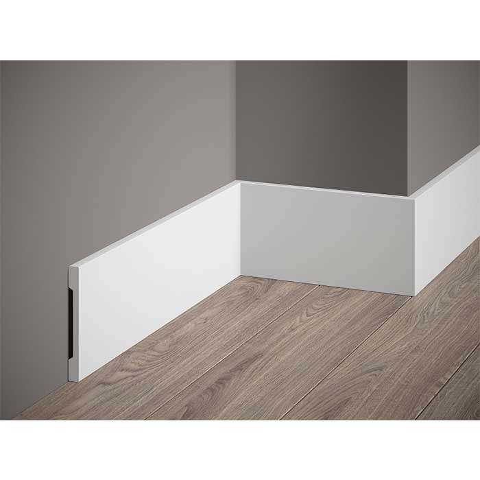Plinta parchet alba polimer 200 x 10 x 1 cm Mardom Decor MD013