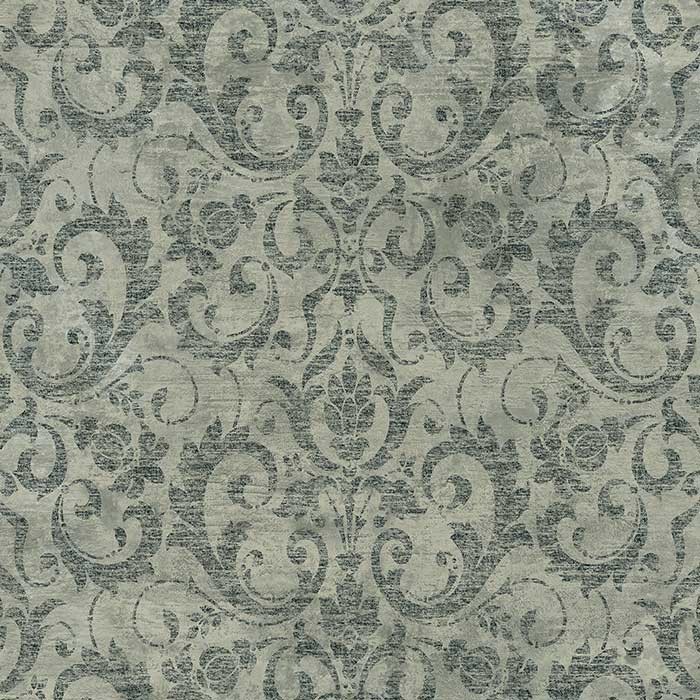 Tapet dormitor model damasc clasic culoare verde Ecodeco EE22559