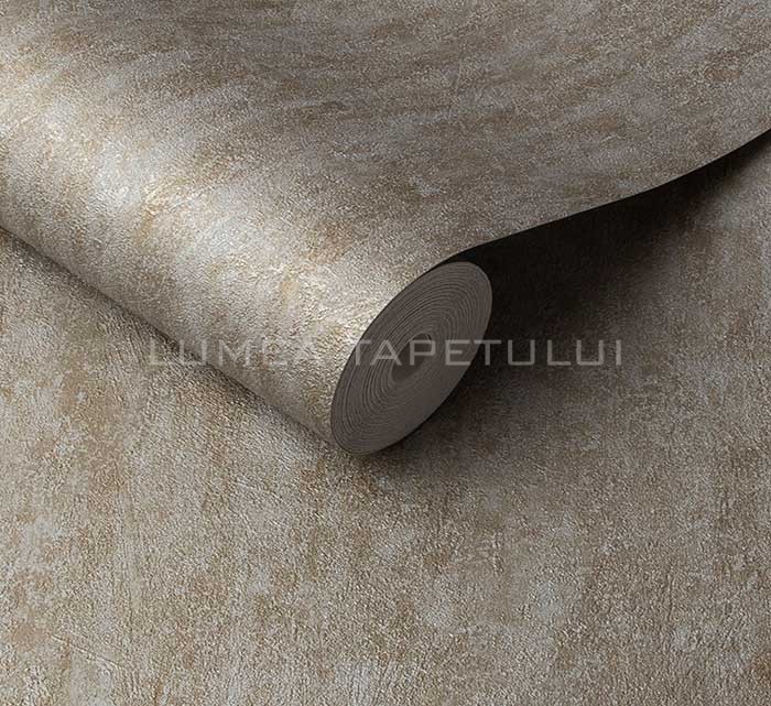 Tapet living model imitatie beton culoare maro Eternal 105858_Rollshot