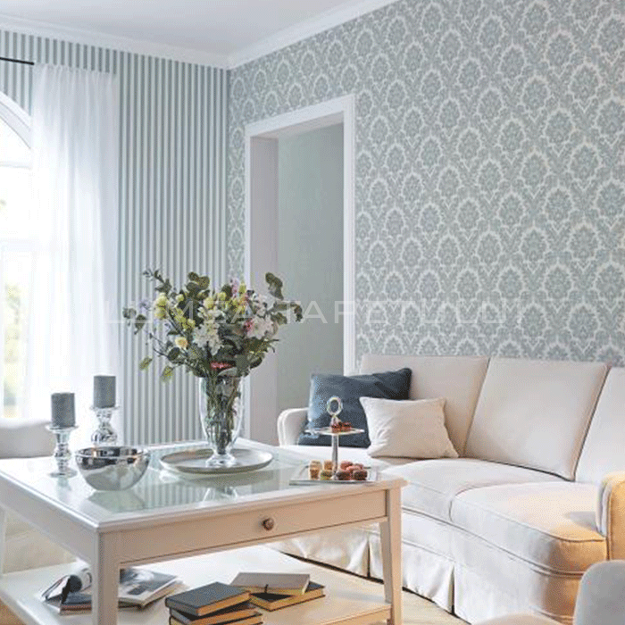 Tapet dormitor model damask Rasch 570533-ambient