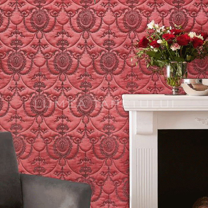 Tapet dormitor model damask Rasch 570861-ambient