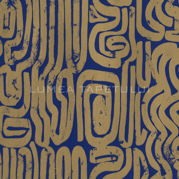 Tapet living model abstract linii curbe Jannelli&Volpi 6235