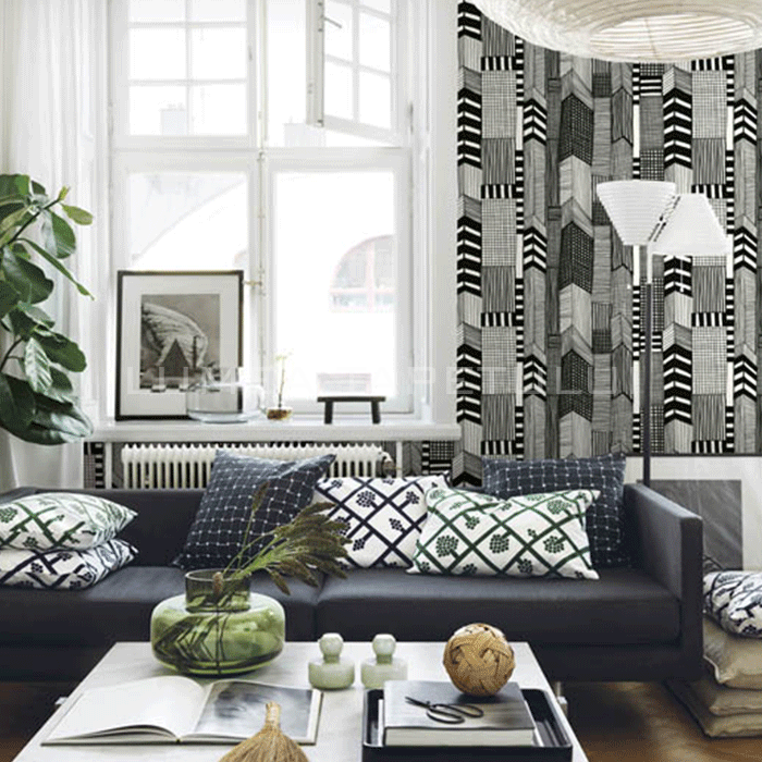 Tapet dormitor model forme geometrice Jannelli&Volpi 14111-ambient