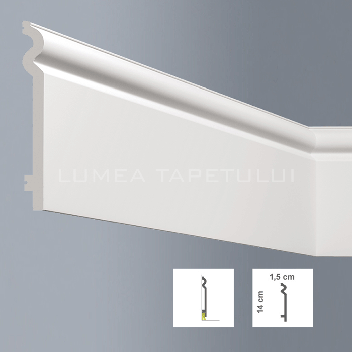 Plinta decorativa polimer dur Bovelacci L14015