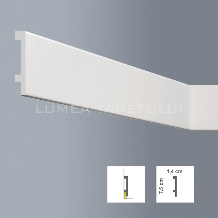 Plinta decorativa polimer dur Bovelacci L7514